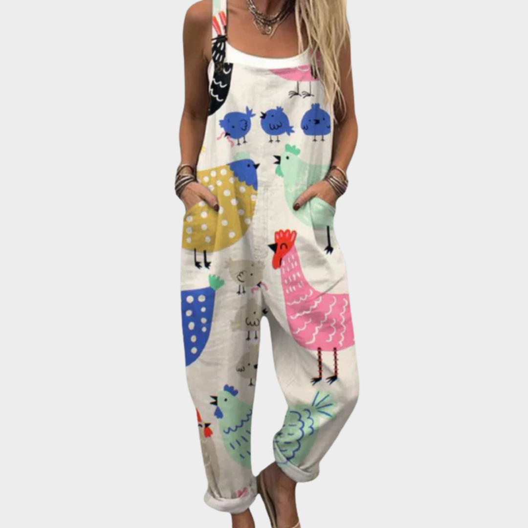 Piper | Artistic Print Overalls