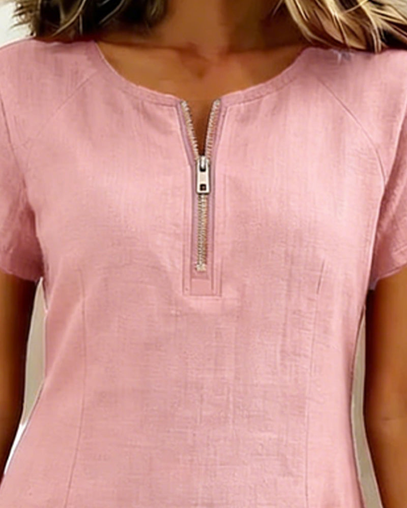 Vania - Dress with Zip Pocket
