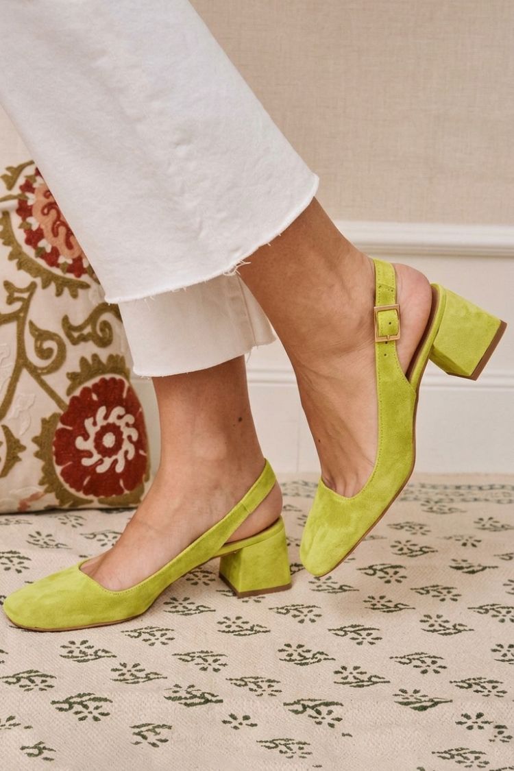 Rica | Chunky Slingback Heels