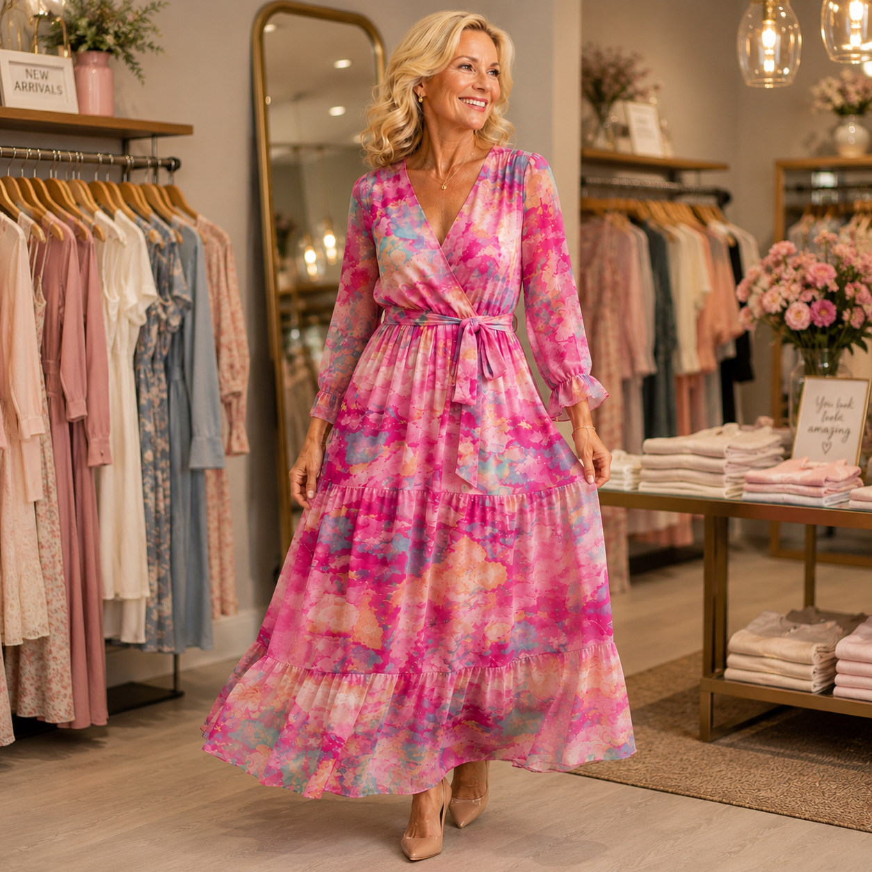 Rachel | Floral Wrap Dress