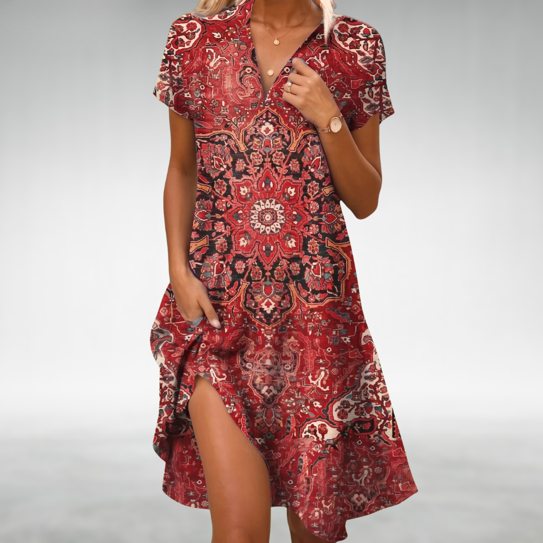 Moira™ Lightweight Comfort Midi Dress