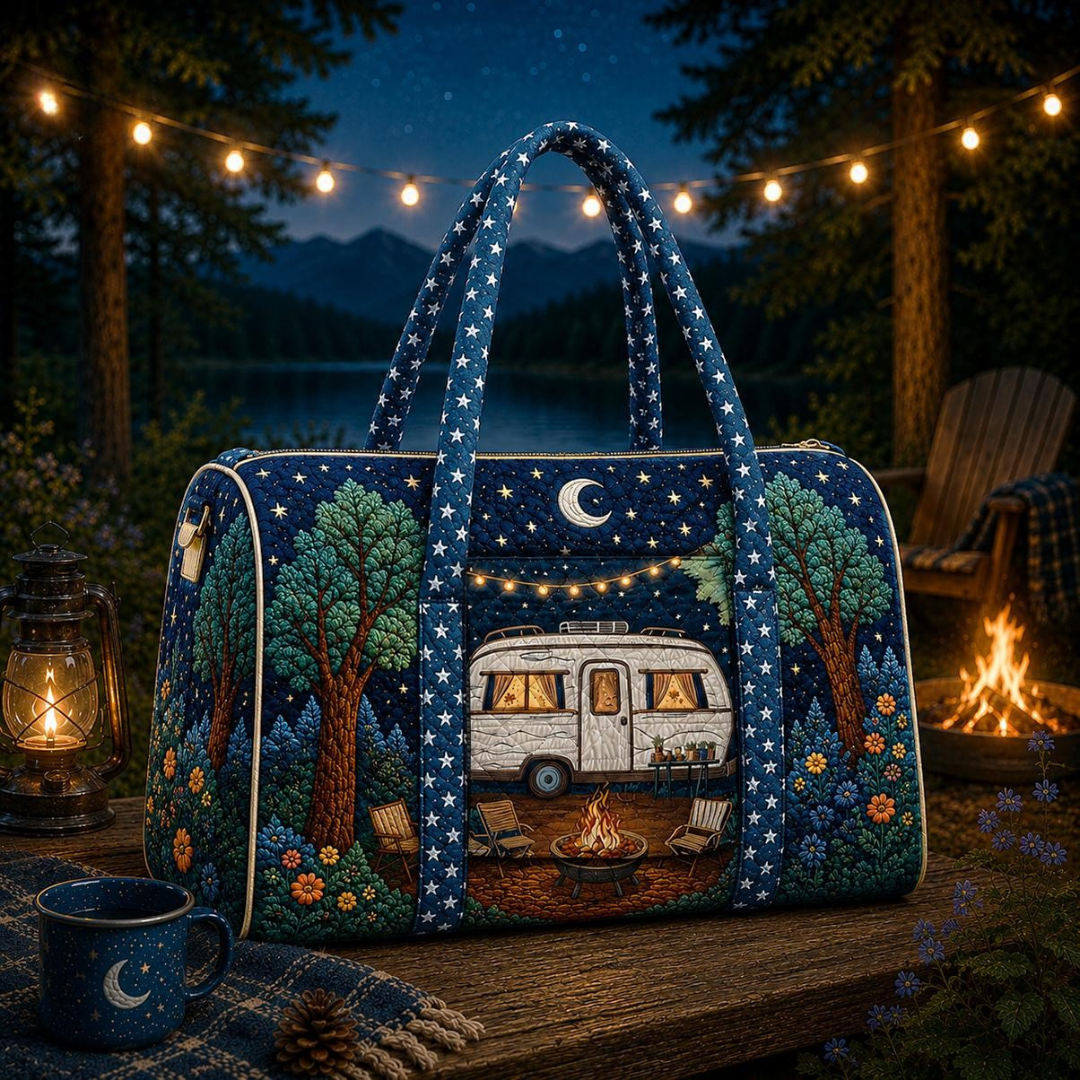 The Stargazer Camper Quilted Travel Bag