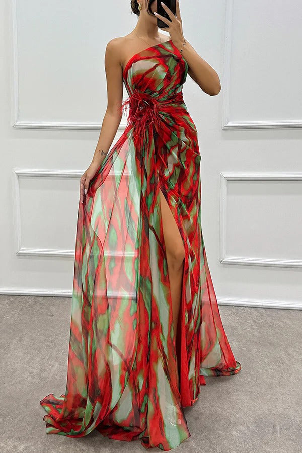 Peyton | Vibrant Draped Dress