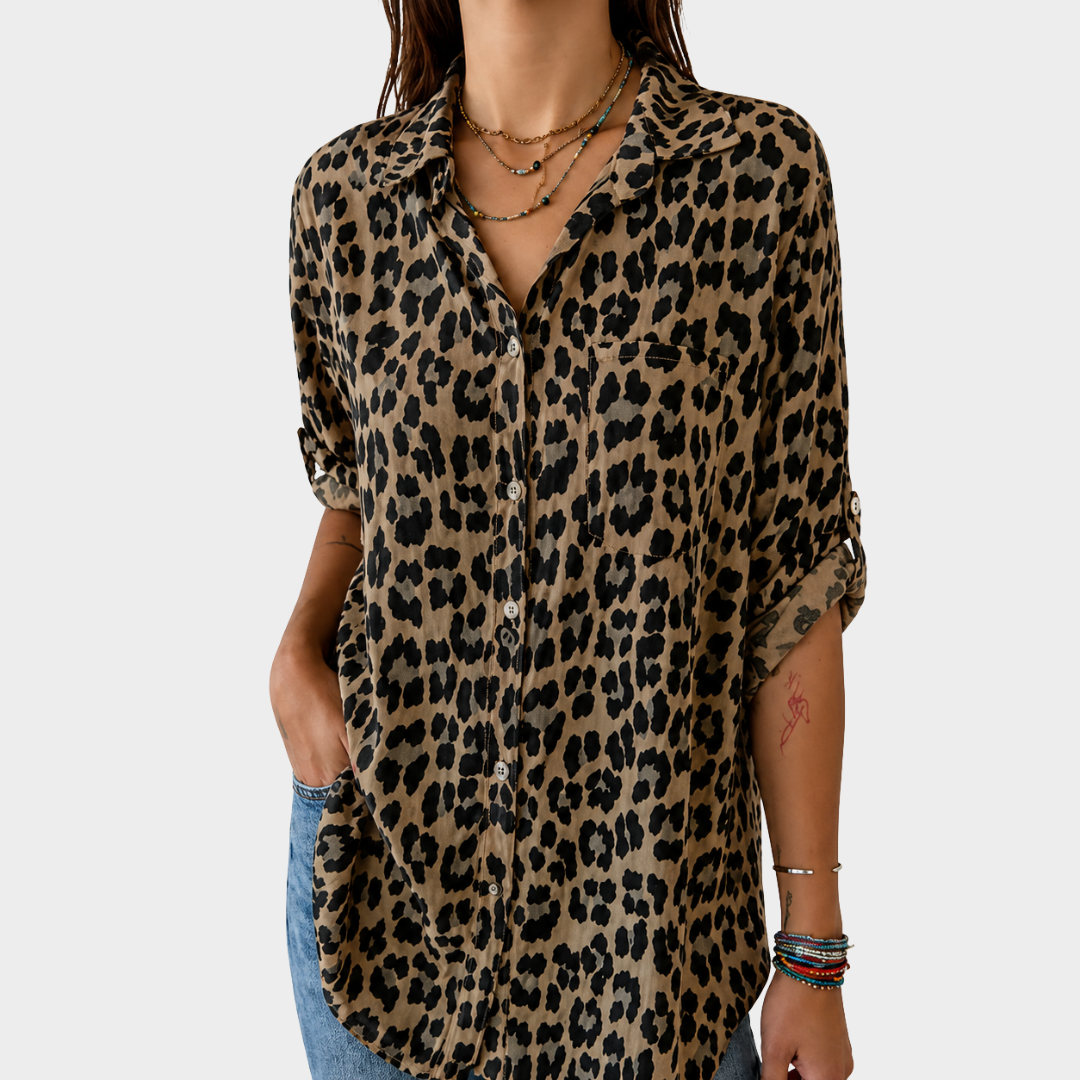 Brielle | Safari Chic Relaxed Blouse