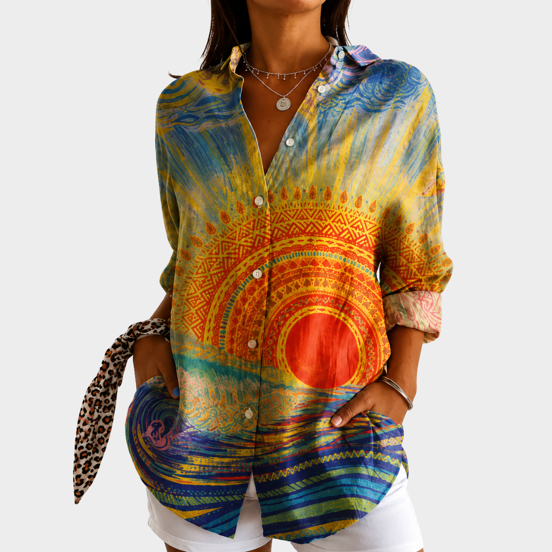 Sienna | Radiant Sunset Escape Blouse