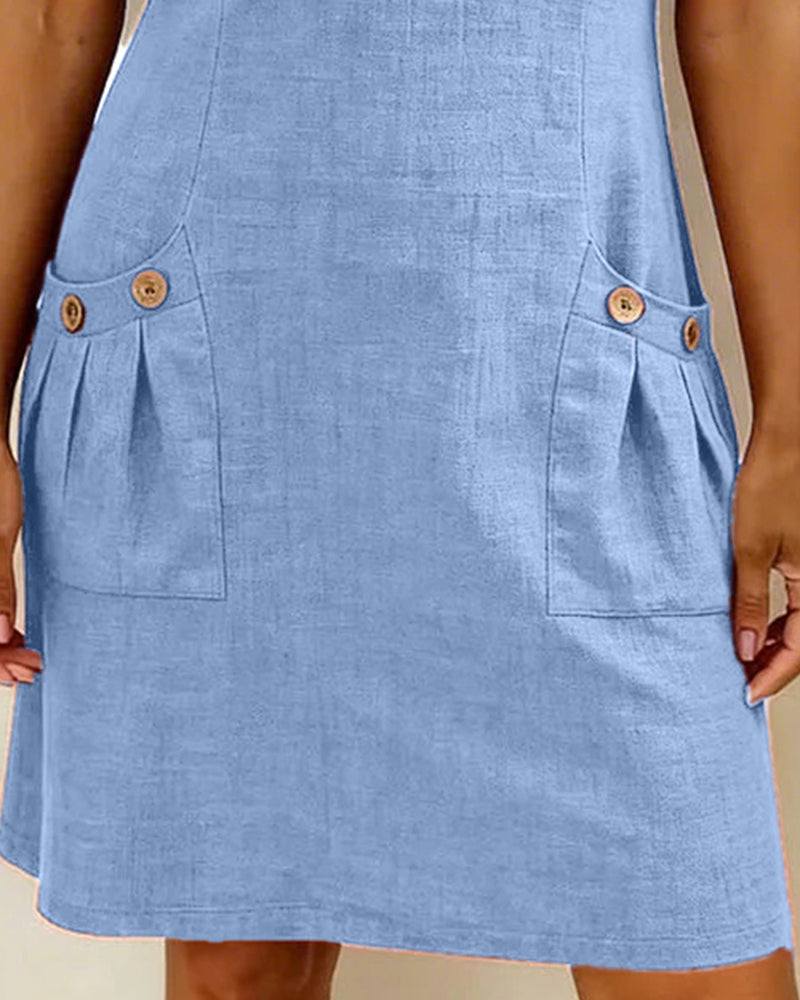 Vania - Dress with Zip Pocket