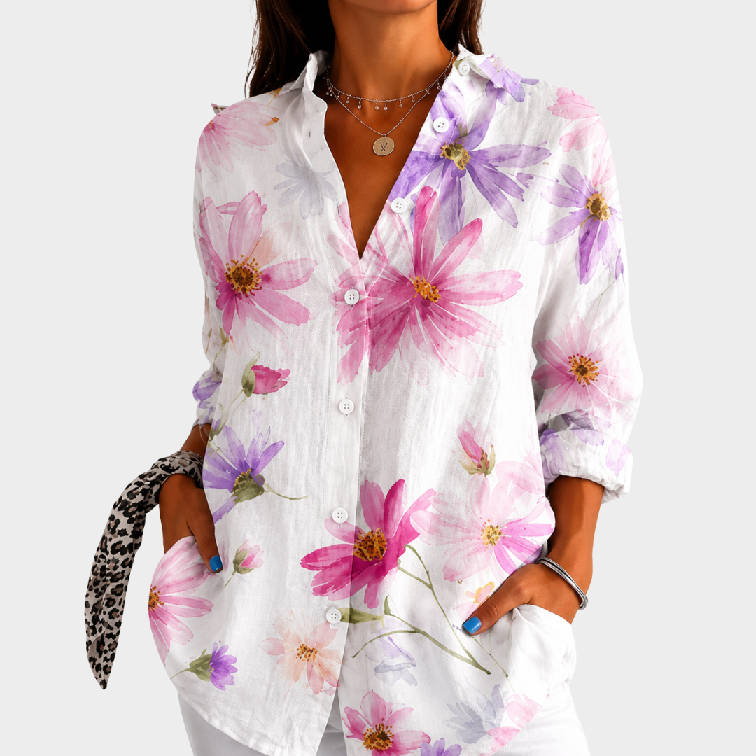 Ava | Soft Blossom Harmony Blouse