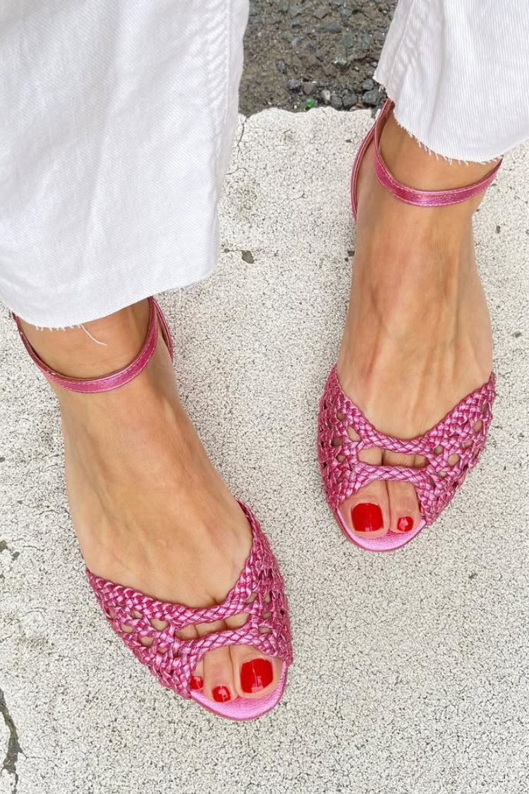 Lei | Woven Flat Sandals