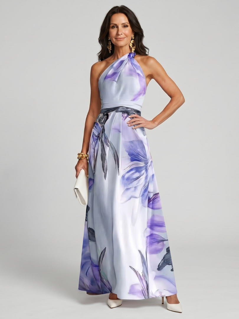 Hester | Robe longue dos-nu fluide