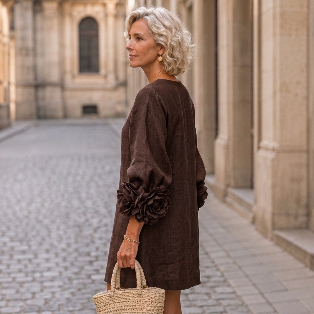 Floral Button-Down Mini Dress