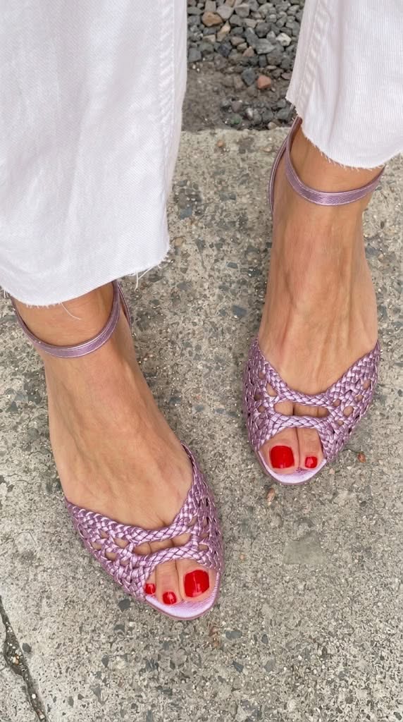 Lei | Woven Flat Sandals