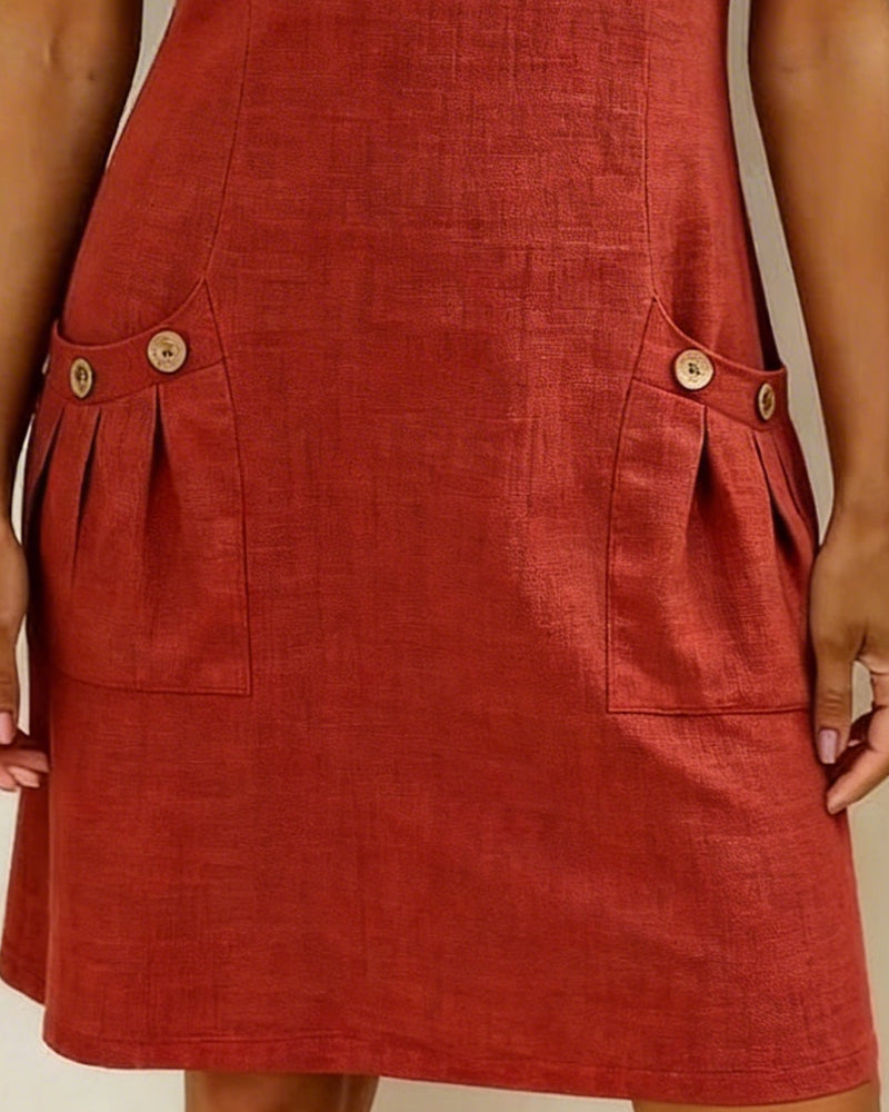 Vania - Dress with Zip Pocket
