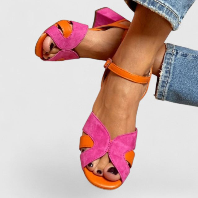 Devynne Orthopedic Real Leather Heels