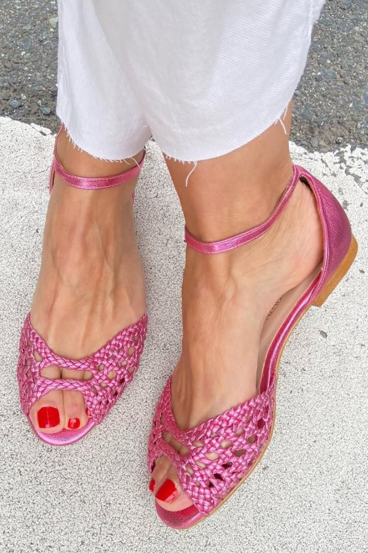 Lei | Woven Flat Sandals