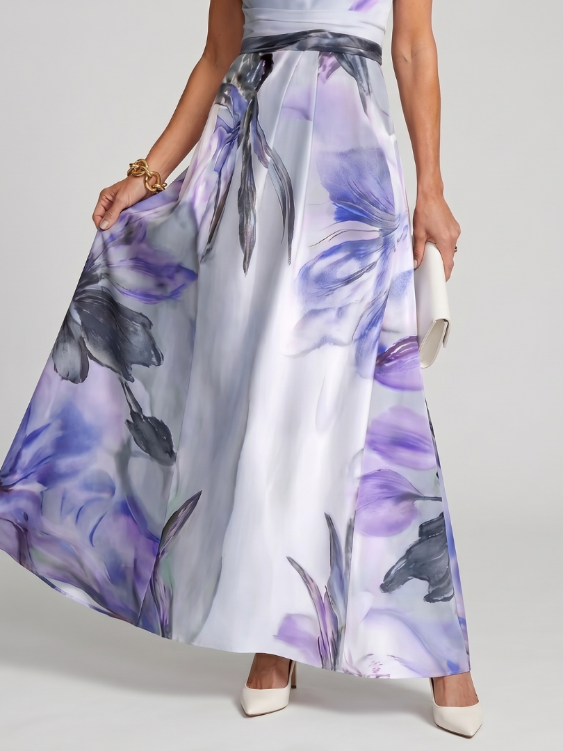 Hester | Robe longue dos-nu fluide