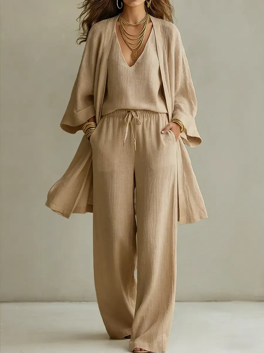 Elena | 3-Piece Breathable Fabric Set