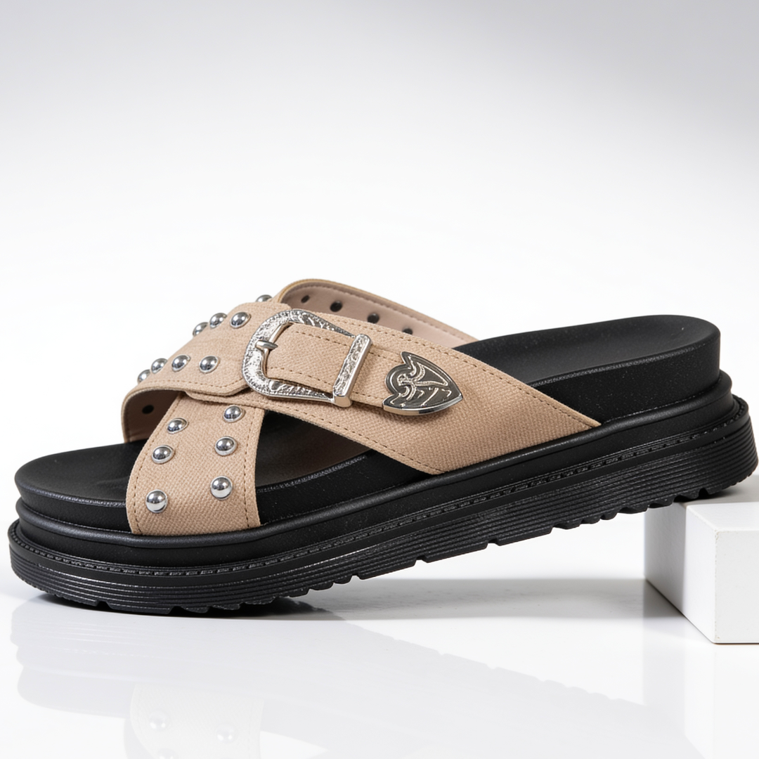 Juliette Studded Slides