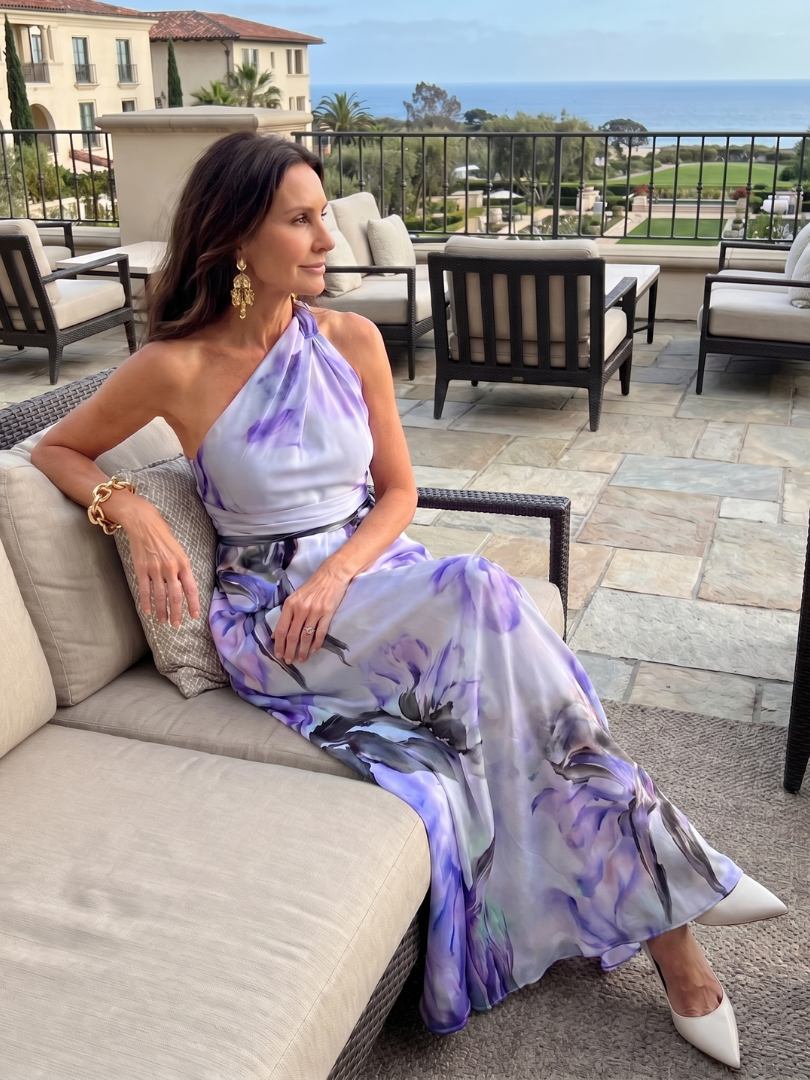 Hester | Robe longue dos-nu fluide