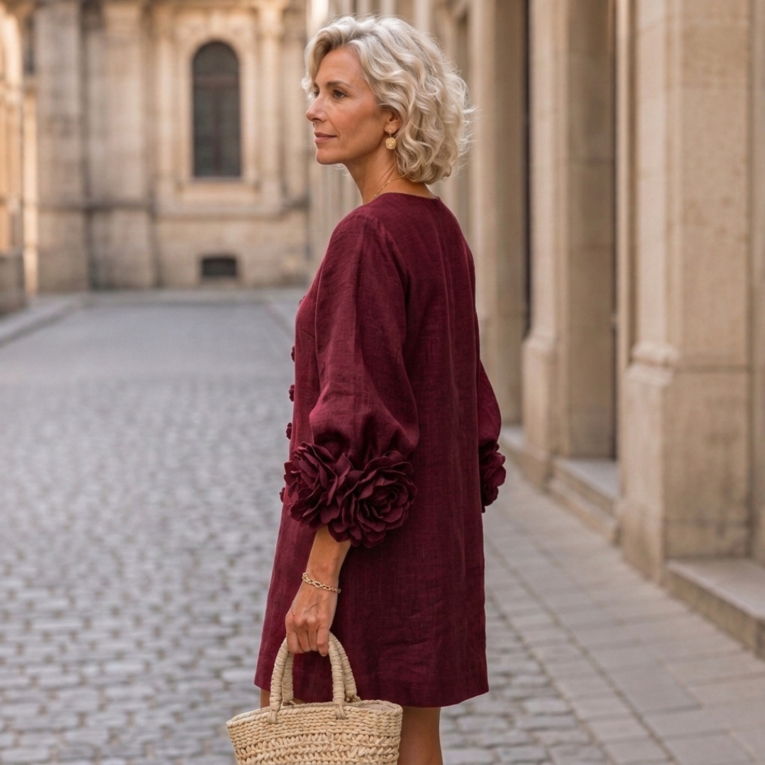Floral Button-Down Mini Dress
