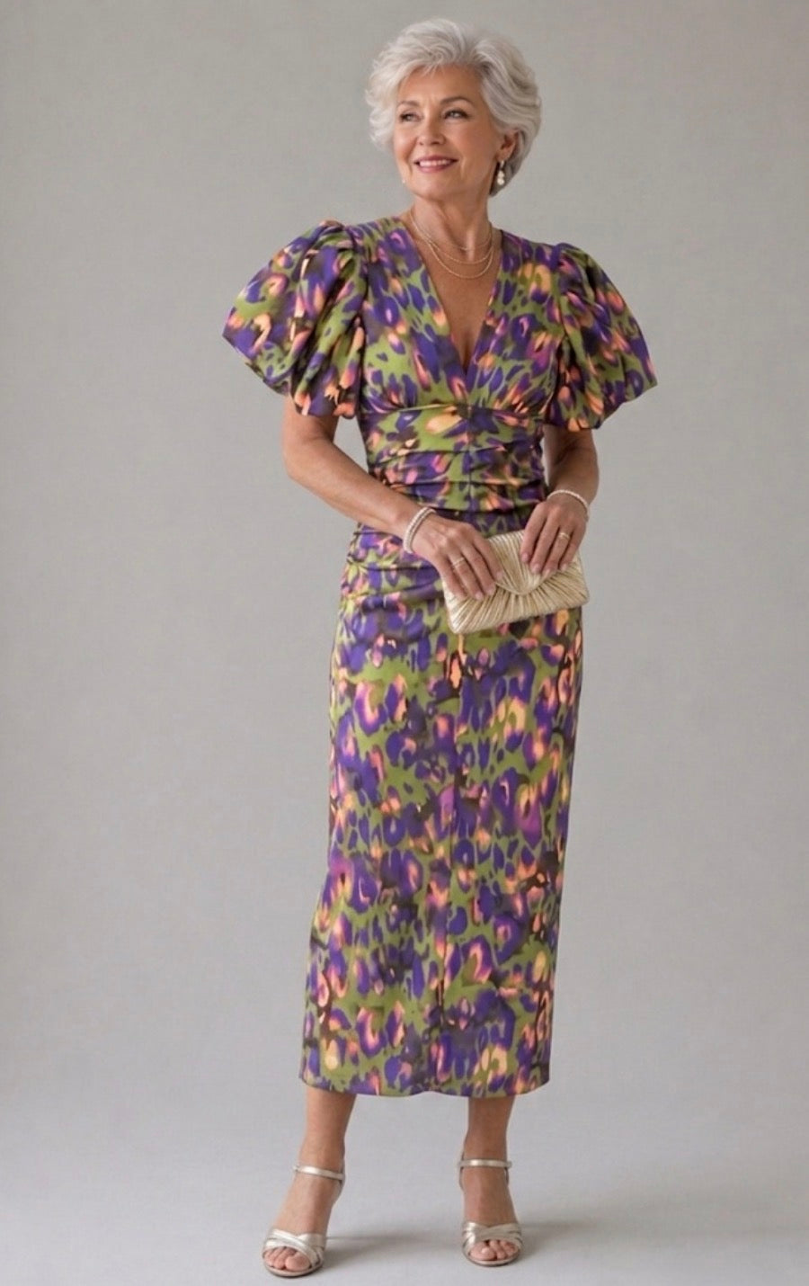 Loren | Dress with Puff Sleeves