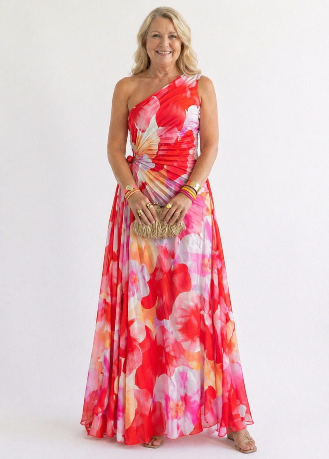 Celeste  | Vibrant Tropical Evening Dress