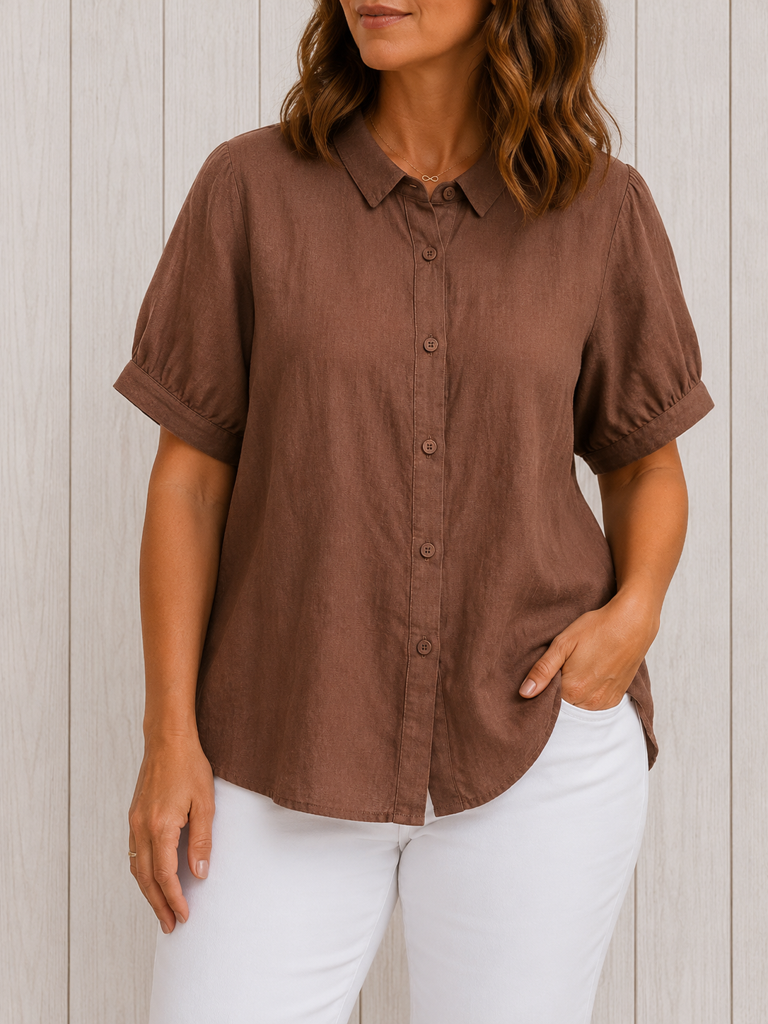 Pamela | Casual Button-Up Shirt