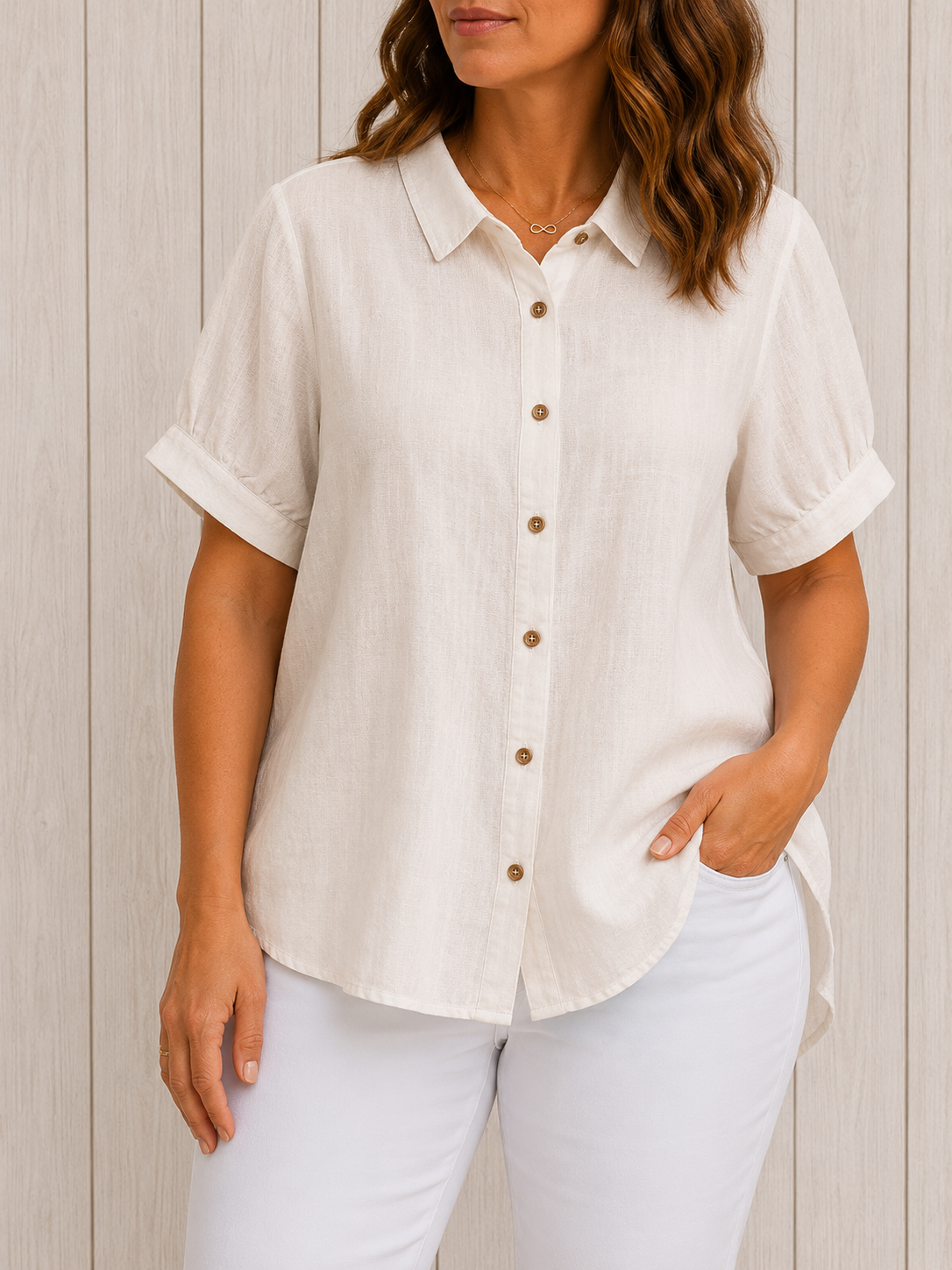 Pamela | Casual Button-Up Shirt