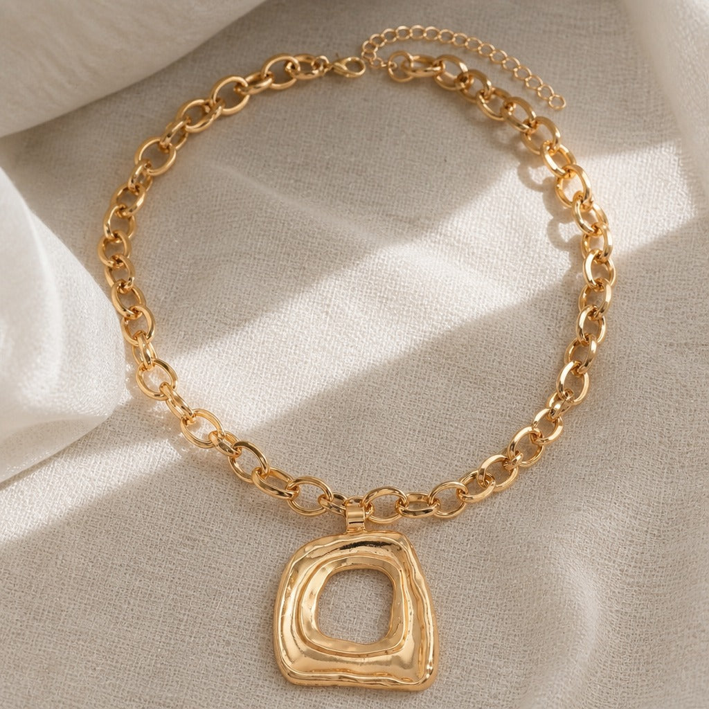 Regal Cuban Gold Necklace