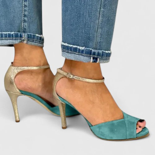 Nolavie | Sophisticated Block Real Leather Heels