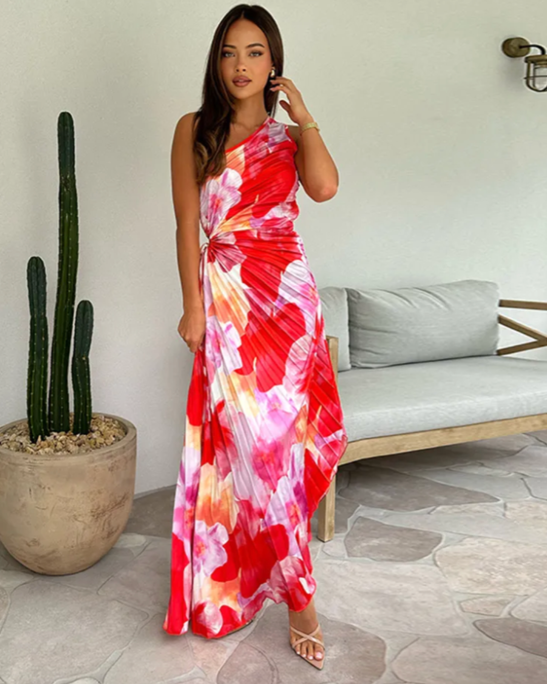 Celeste  | Vibrant Tropical Evening Dress