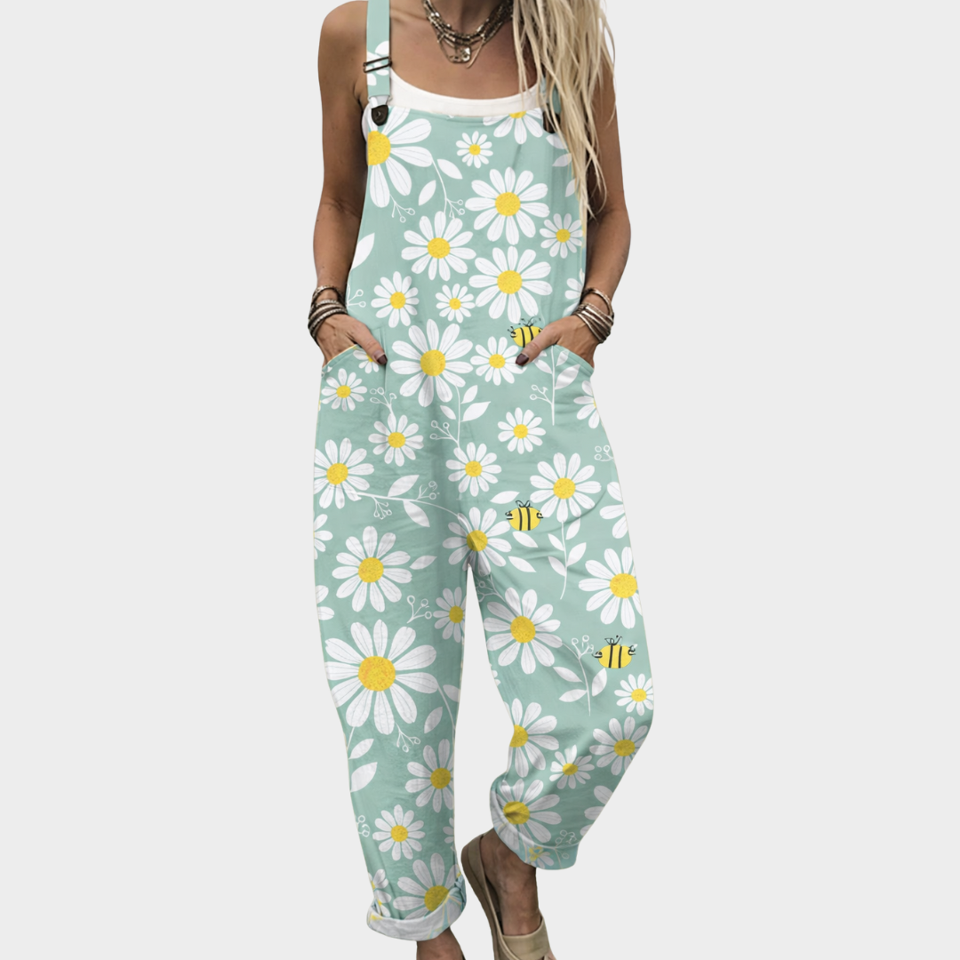 Daisy | Floral Overalls