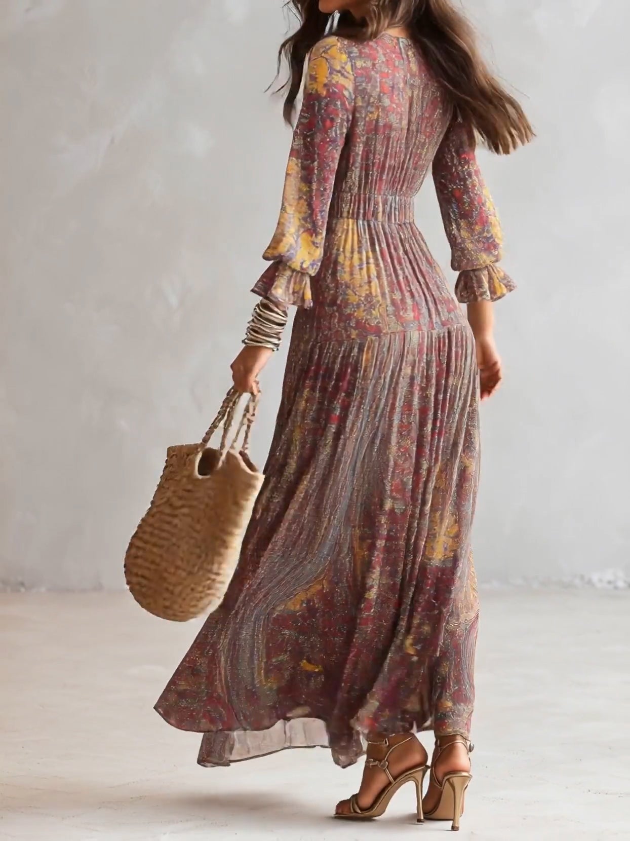 Amara Paisley Maxi Dress