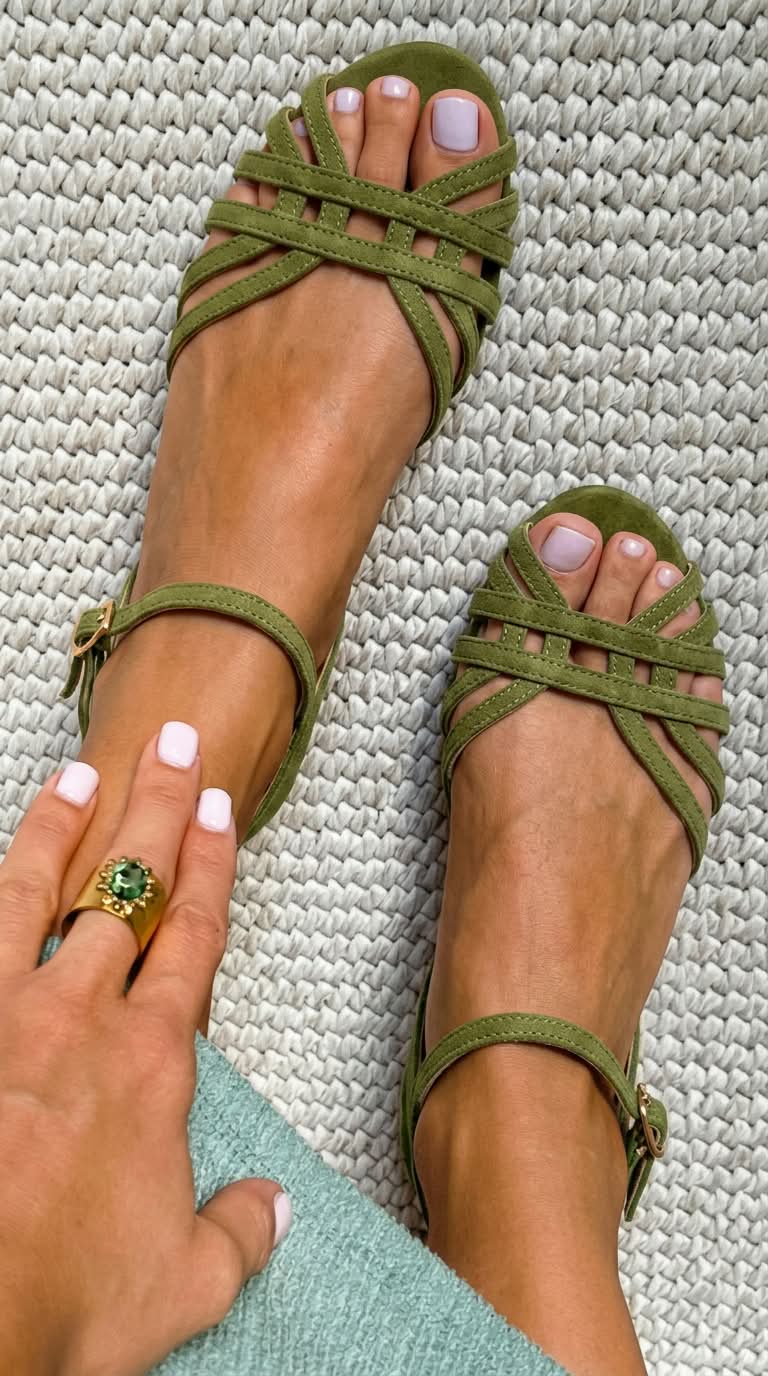 Yeri | T-Strap Peep-Toe Sandals