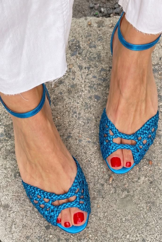 Lei | Woven Flat Sandals