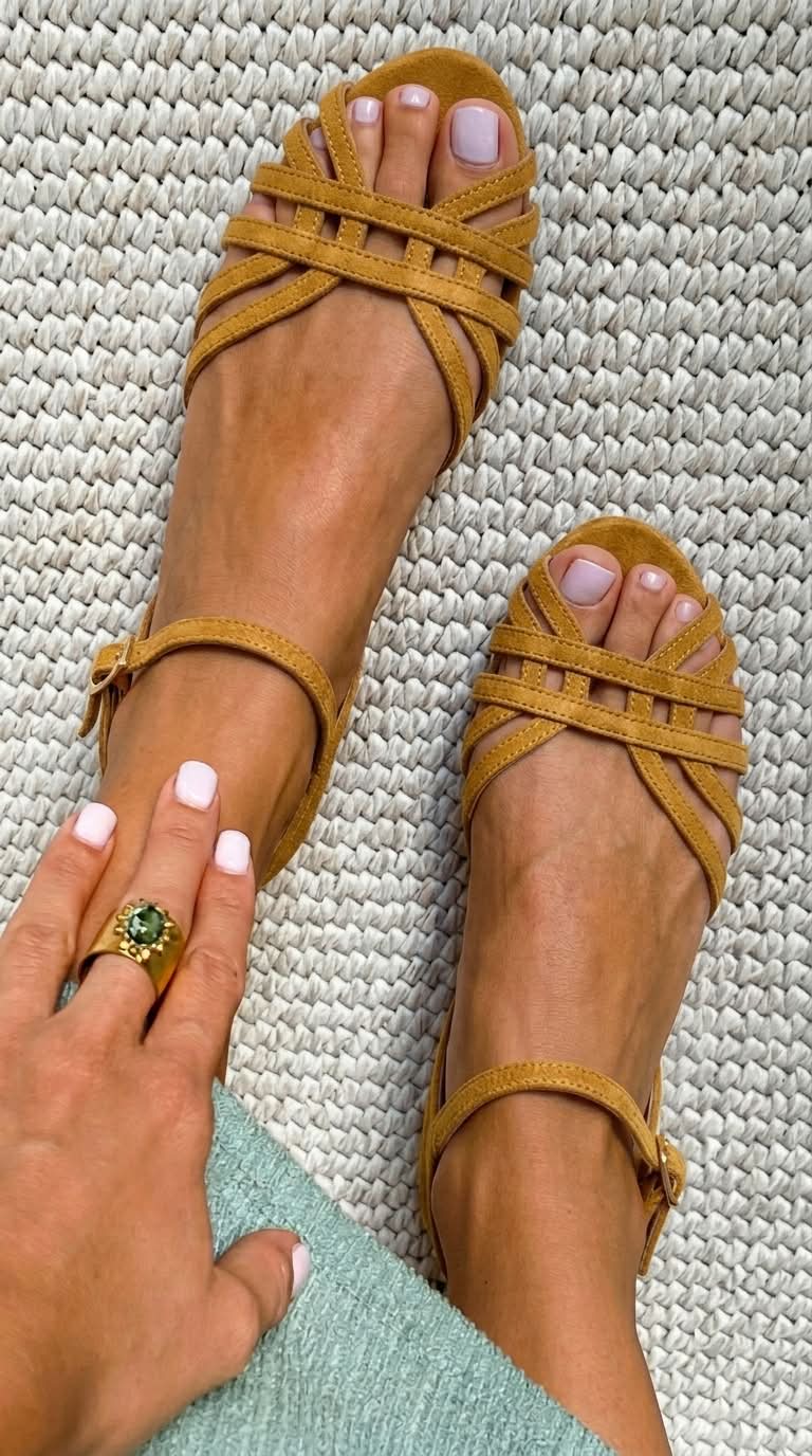 Yeri | T-Strap Peep-Toe Sandals