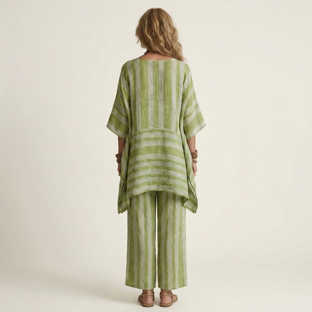 Kiara | Striped Two-Piece Casual Set