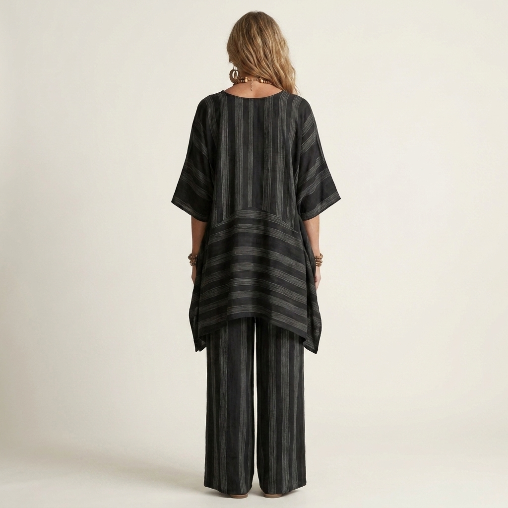 Kiara | Striped Two-Piece Casual Set
