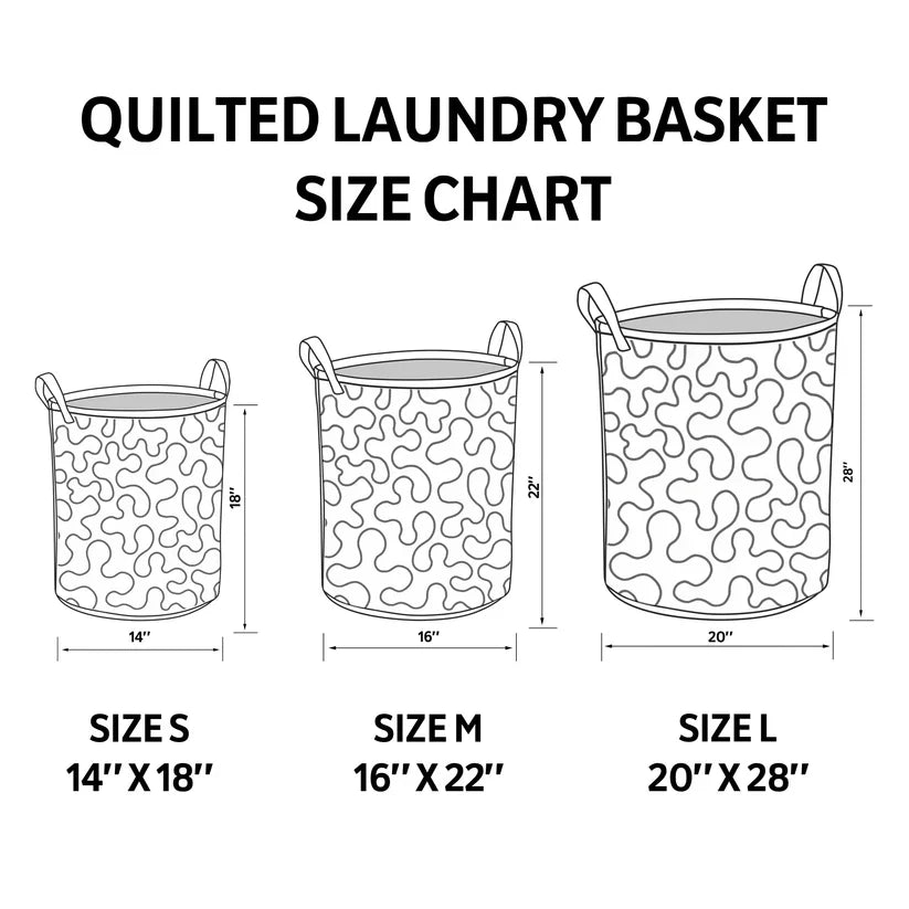 Hippie Van Quilted Laundry Basket TP12