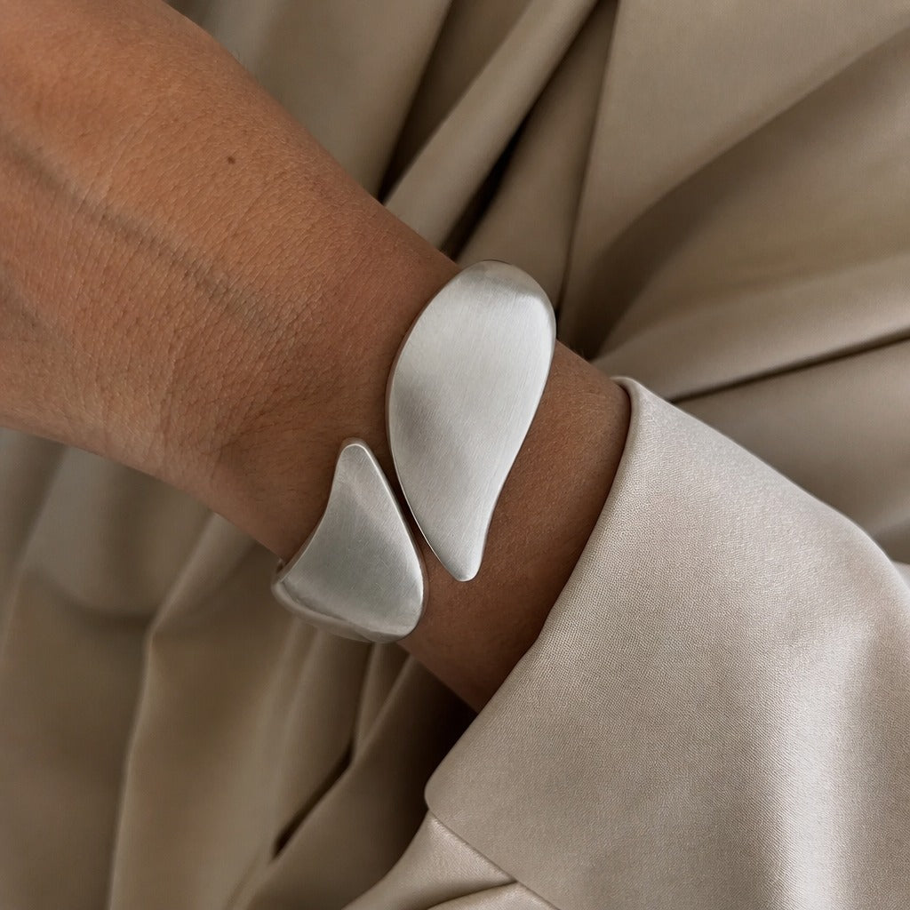 Prestige Artisian White Gold Bangle