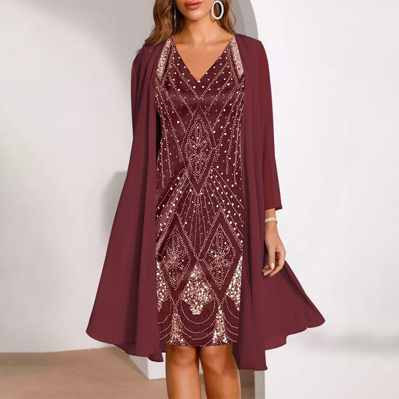 Kalie | Elegant Two-Piece Dress