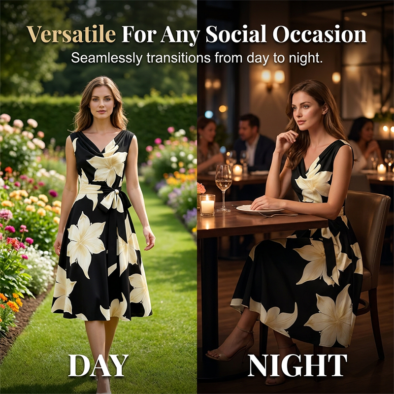 Elowen | Floral A-Line Dress