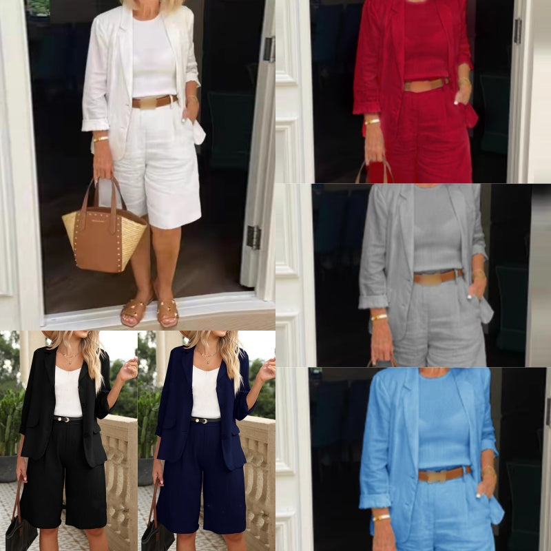 Sorella | Two-Piece Blazer & Shorts Set
