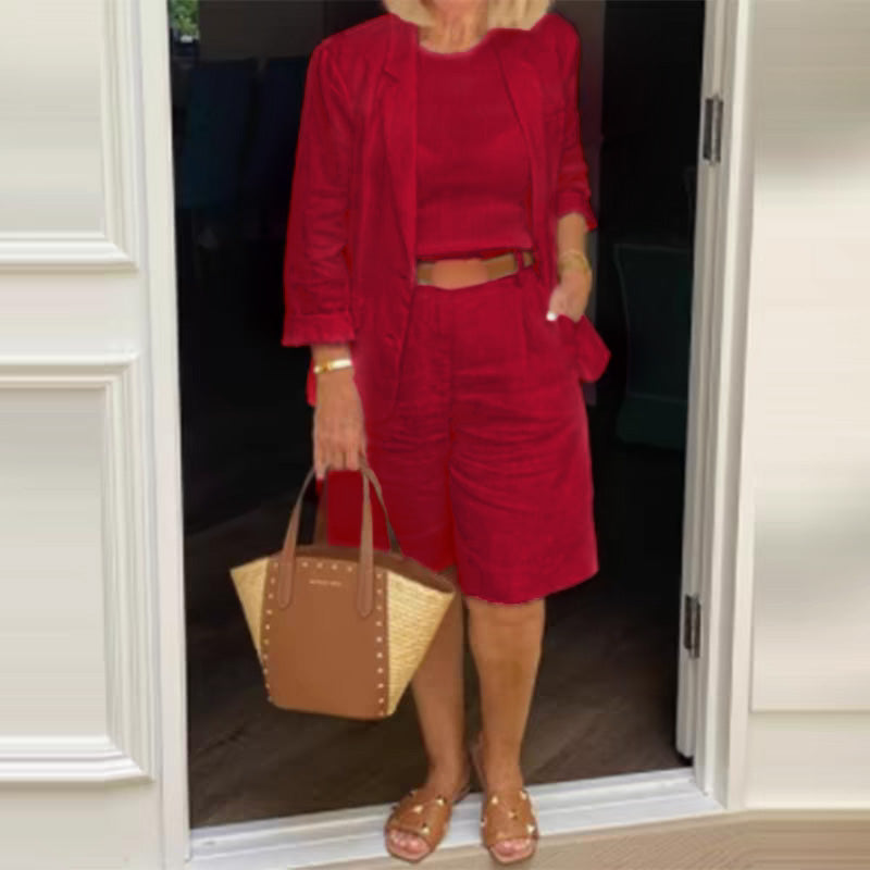 Sorella | Two-Piece Blazer & Shorts Set