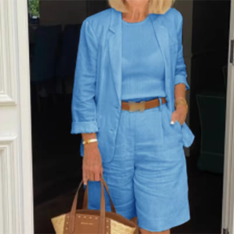 Sorella | Two-Piece Blazer & Shorts Set