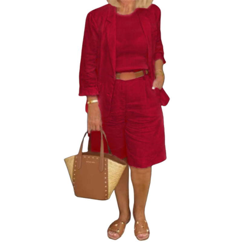 Sorella | Two-Piece Blazer & Shorts Set