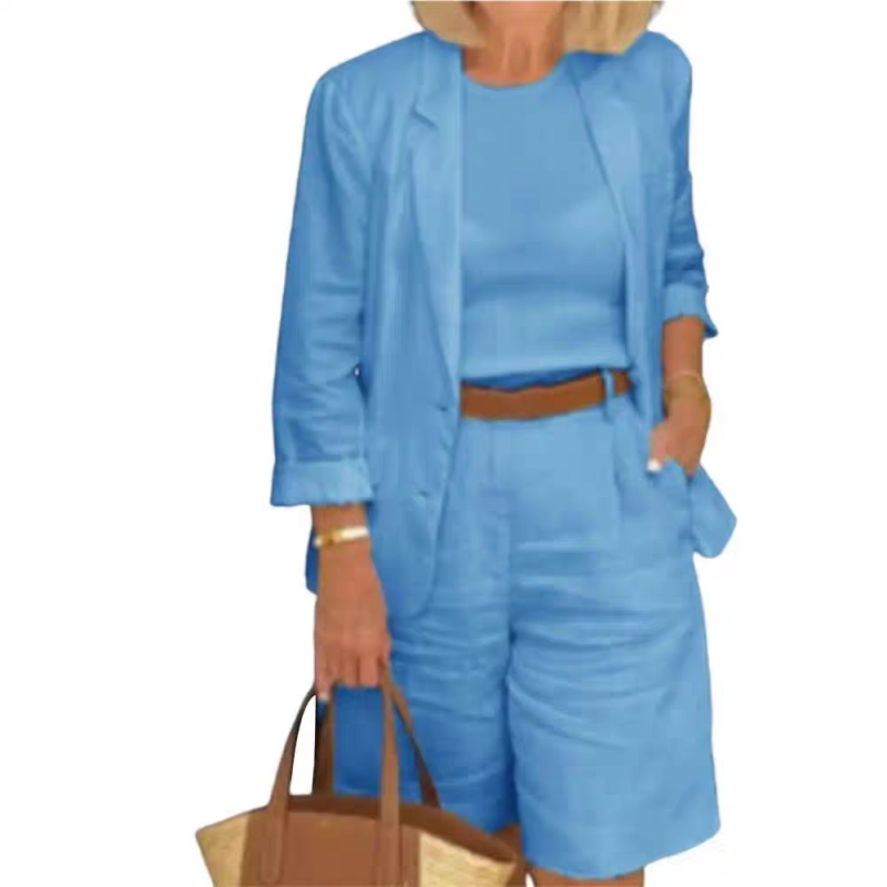 Sorella | Two-Piece Blazer & Shorts Set