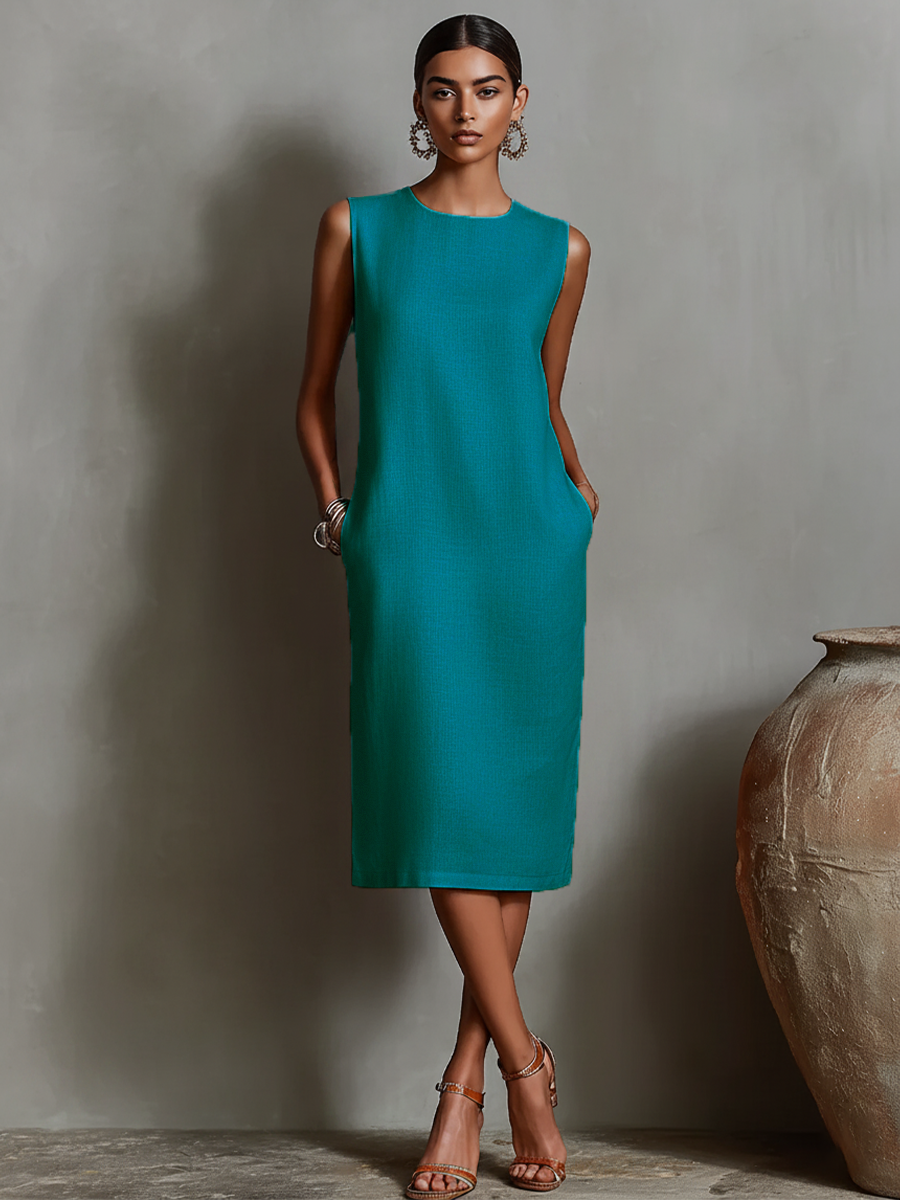 Women's Linen Shift Dress